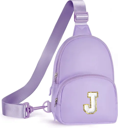Vista 45 de YOOLIFE Bolso bandolera con inicial, bolsas pequeñas para niñas y mujeres, regalos para adolescentes, niñas, adolescentes, novia, dama de honor