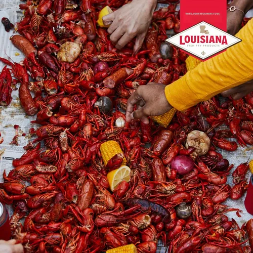 Vista 8 de Louisiana Fish Fry, Cajun Fire Boil, 14 oz (paquete de 1)