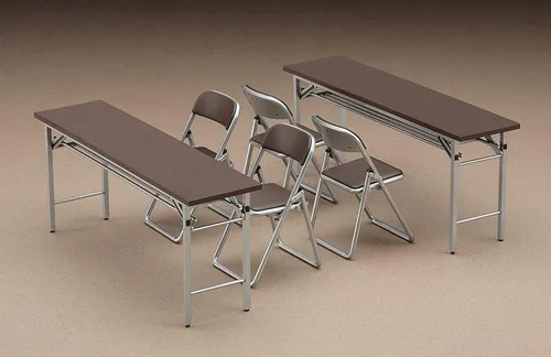Vista 3 de Hasegawa FA02 Figura 1/12 Serie de accesorios para club de escritorio y silla modelo de plástico