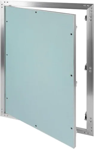 Vista 64 de Panel de acceso de aluminio para paneles de yeso de 6 x 6 pulgadas, puerta del eje de servicio, plomería, electricidad, calefacción, escotilla