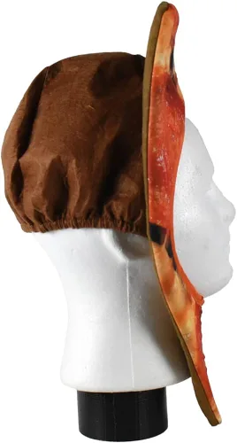 Vista 4 de NOVELTY GIANT WWW.NOVELTYGIANT.COM Sombrero de disfraz de pizza, accesorio de restaurante de Halloween, Multi