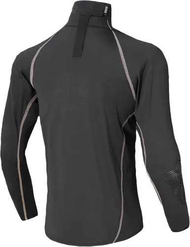 Vista 2 de Camiseta de compresión de hockey EALER con protector de cuello, camiseta de manga larga con protección de cuello