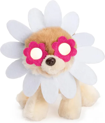 Vista 8 de GUND Boo Mundo's Perro Más Lindo Itty Bitty Boo Alien Peluche de Perro Tipo Pomeranian, 5 Pulgadas