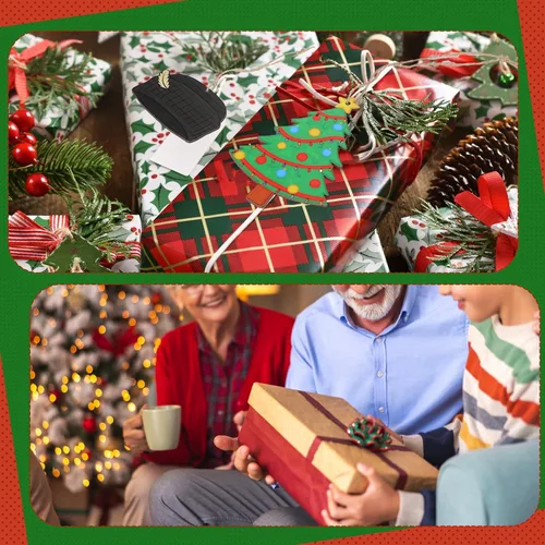 Vista 6 de Woanger 24 piezas Adorno de Navidad para casa Divertido Adorno de película de Navidad Adorno colgante de árbol de Navidad de madera Diseño de paloma