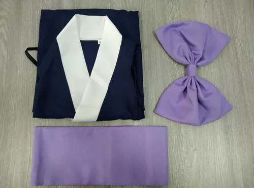 Vista 5 de Uzui Tengen - Disfraz de kimono para mujer, disfraz de cosplay de Suma Hinatsuru Makio para mujer