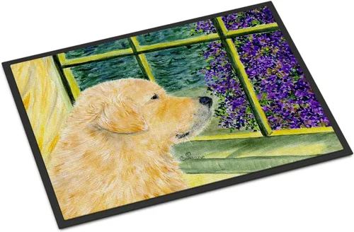 Vista 42 de Caroline's Treasures SS8220MAT - Felpudo afgano de 18 x 27 pulgadas, para interiores y exteriores, para entrada, antideslizante, lavable, de pelo