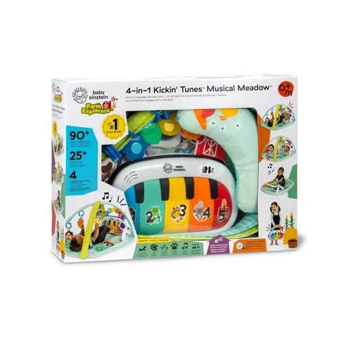 Vista 12 de Baby Einstein Exploradores de Granja 4 en 1 Kickin’ Tunes Gimnasio Musical de Música y Lenguaje de Descubrimiento de Prado, Edades 0 Meses y Más