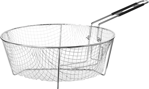 Vista 2 de Lodge Silver Cesta para freír profunda - Cesta para freír profunda de acero chapado en níquel - 26 cm