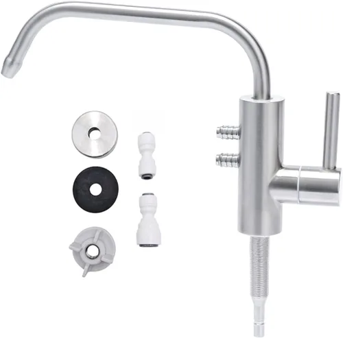 Vista 6 de Grifo filtrado por agua alcalina, acero inoxidable del grifo del Ro para el ionizador alcalino del agua del sistema de filtración del agua