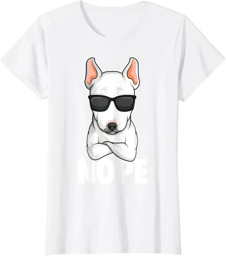 Vista 18 de Camiseta de perro Bull Terrier para niños y mujeres, Negro