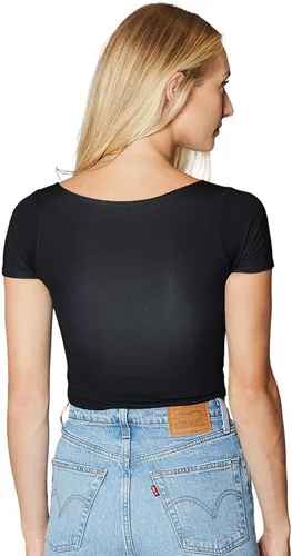 Vista 146 de Lojobands Camiseta corta ajustada para mujer, hecha en Estados Unidos, talla única
