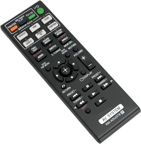 Vista 3 de AIDITIYMI RM-ADU078 - Mando a distancia reemplazado para sistema de cine en casa Sony DVD DAV-DZ170 DAV-DZ171 DAV-DZ175 DAV-TZ210 DAV-TZ710