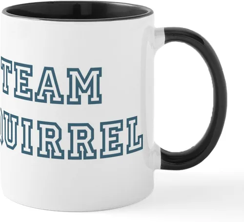 Vista 38 de CafePress Taza navideña de ardilla de 11 oz (11.0 fl oz) taza de café de cerámica