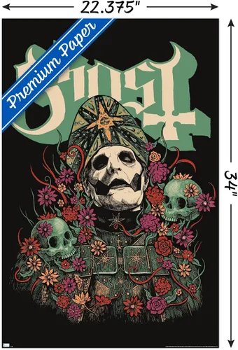 Vista 3 de Trends International Ghost - Póster de pared Bliss, 22.37 x 34.00 pulgadas, versión premium sin marco