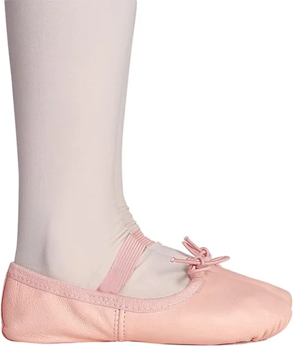 Vista 4 de Stelle Zapatos de ballet para niñas y niños pequeños, zapatillas de ballet de cuero genuino para niños pequeñosniños grandesniños pequeños