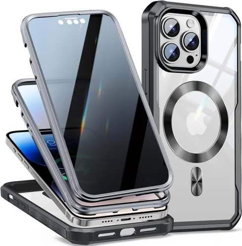 Vista 8 de [Bucle de CD + protector de pantalla de privacidad] Funda magnética para iPhone 7/8/SE 2020/SE3, [protección contra caídas de grado militar]