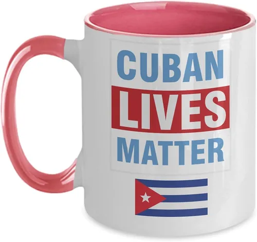 Vista 5 de Cafecito de Cuba taza de café - Las vidas Cubanas importan - Soy Cuba