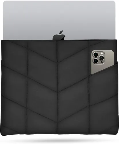 Vista 10 de UZBL Funda acolchada para laptop de 13 a 14 pulgadas, funda de almohada compatible con MacBook Air M3 2024 M2 M1, MacBook Pro de 13 x 14 pulgadas