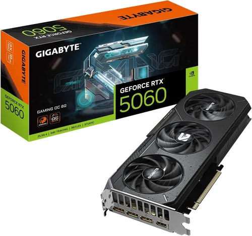 Vista 14 de GIGABYTE - Tarjeta gráfica GeForce RTX 4060 Eagle OC 8G, 3 ventiladores WINDFORCE, 8 GB 128 bits GDDR6, tarjeta de video GV-N4060EAGLE OC-8GD