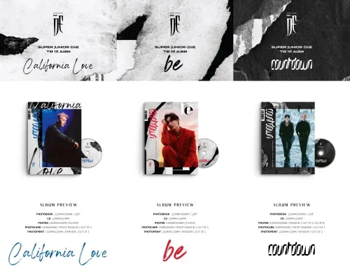 Vista 3 de SM Ent. Super Junior D&E - Countdown (Vol.1) Álbum+Juego de tarjetas de fotos extra (be (EUNHYUK) ver.)