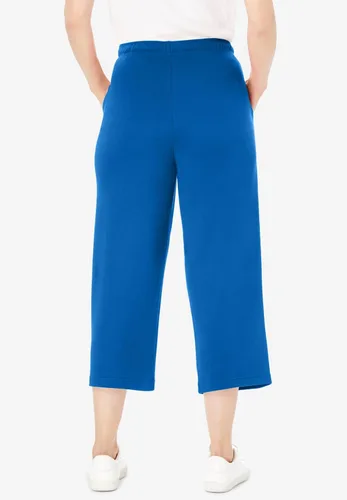 Vista 2 de Woman Within - Pantalones capri de punto deportivo para mujer, talla grande