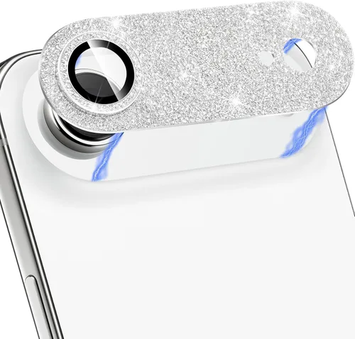 Vista 69 de Protector de Lente de Cámara para iPhone 14 / iPhone 14 Plus Película de Cubierta de Cámara de Metal, Vidrio Templado 9H, Antiarañazos, Compatible