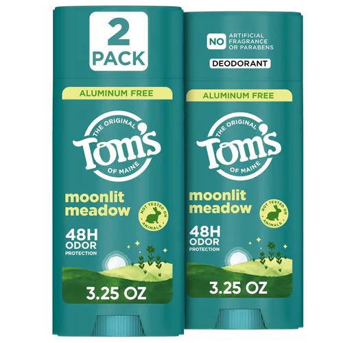Vista 19 de Tom's of Maine Clean Coast Desodorante Natural Sin Aluminio Para Mujeres y Hombres Se Aplica Transparente Protección Contra Olor y Humedad