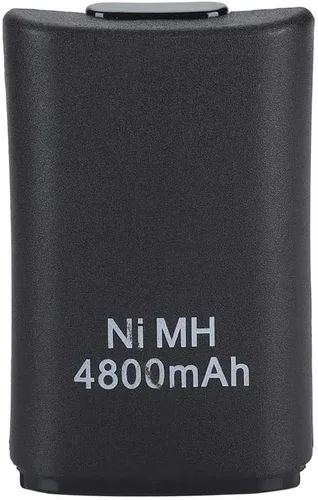 Vista 6 de Bewinner Batería recargable para Xbox 360 viene con cable de carga USB y base de carga batería recargable de repuesto de 4800 mAh batería de reserva