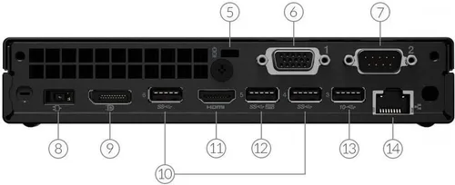 Vista 8 de Lenovo Computadora de escritorio ThinkCentre M70q Gen 2 más nueva 2022 - Intel Core i5 11 generación I5-11400T Hexa-core (6 núcleos) 1.30 GHz - Tiny
