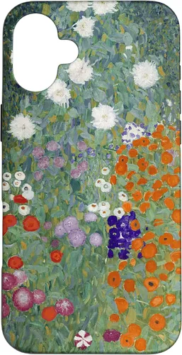 Vista 23 de Flower Garden Painting Klimt Art History Funda para iPhone 17