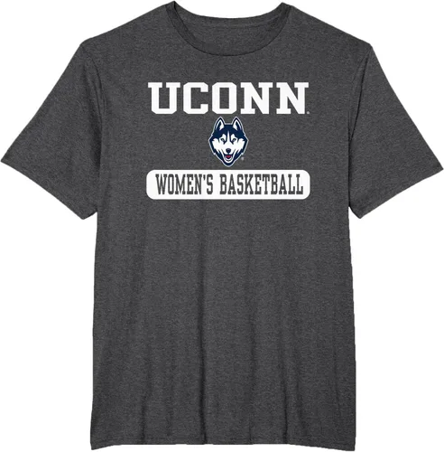 Vista 10 de Connecticut Huskies - Camiseta de baloncesto para mujer con licencia oficial, Azul