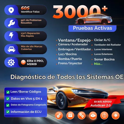 Vista 6 de Autel Escáner MaxiSYS MS906 PRO-TS, codificación completa de TPMS OE como