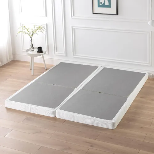 Vista 13 de Base somier para colchón perfil plegable bajo de 4 pulgadas Zinus, Acero