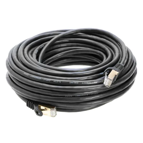 Vista 10 de Cables Direct Online Cable de conexión Ethernet de cobre Cat7 S/FTP de 6 pies, cable de Internet, compatible con PC, laptop, módem, enrutador