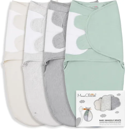 Vista 21 de Mama Cheetah Saco de envolver para bebés prematuros, saco de dormir orgánico para bebés prematuros, manta para envolver prematuros, envolturas