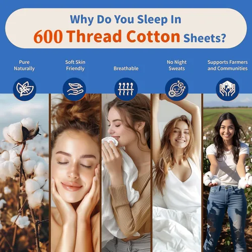 Vista 4 de Mattress-Homes Juego de sábanas Flex Top King – Juego de sábanas de cabeza dividida para cama ajustable, juego de sábanas de algodón satinado