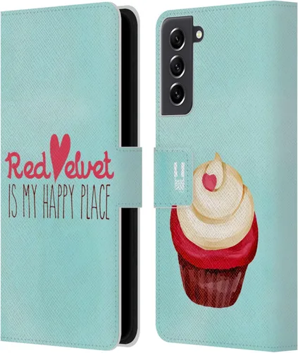 Vista 251 de Head Case Designs Assortment Cupcakes Happiness Leather Wallet Case Compatible with Samsung Galaxy A07 4G Surtido