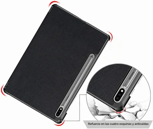Vista 5 de Gylint Funda inteligente con apagado y encendido automático para Samsung Galaxy Tab S8 Plus 2022/S7 FE 2021/S7 Plus 2020 de 12,4 pulgadas