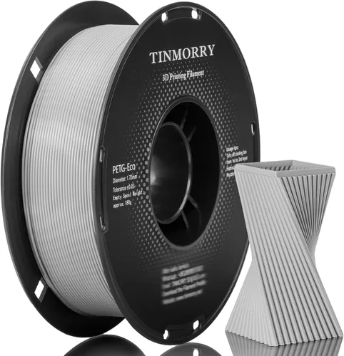 Vista 24 de TINMORRY - Filamento PETG CF de 1.75 mm para impresora 3D, compatible con Bambu LAB, Creality K1C, QIDI MAX3, FLASHFORGE Adventurer 5M, Prusa MK4