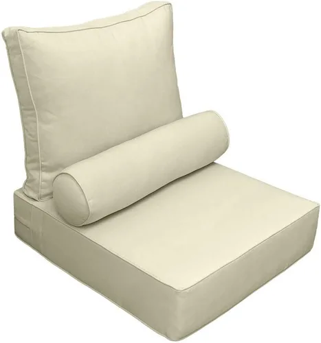 Vista 2 de 24 x 26 x 6 tuberías de ajuste medio al aire libre asiento profundo respaldo apoyo cubierta solamente-AD005