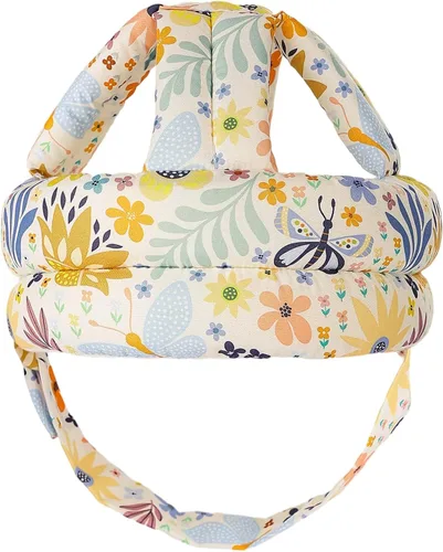 Vista 10 de Protector de Cabeza para Bebé Casco de Seguridad Ajustable para Niños Pequeños, Cojín Protector para la Cabeza Anticolisión con Cierre de Gancho