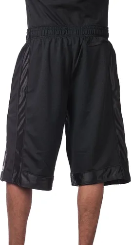 Vista 3 de Pro Club - Camiseta de manga larga para hombre, de algodón pesado y con cuello redondo, Negro