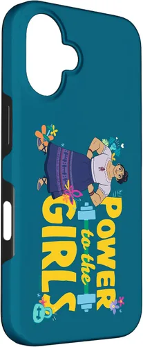 Vista 3 de Carcasa para iPhone 16 Disney Encanto Luisa Power to the Girls