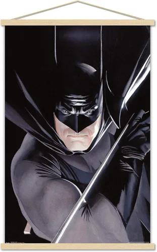 Vista 15 de Trends International DC Comics Batman - Póster de pared de retrato, 14.725 x 22.375 pulgadas, versión enmarcada de madera de granero