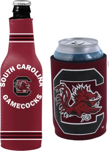 Vista 93 de College Team Color Logo Can & Bottle Holder Insulator Beverage Cooler Set