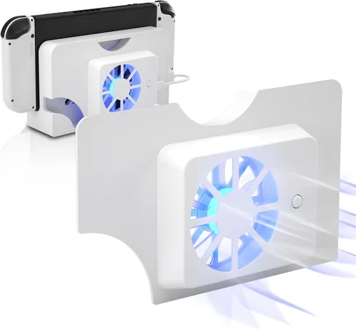 Vista 3 de Switch OLED Kit de montaje en pared, ventilador de muelle OLED Switch