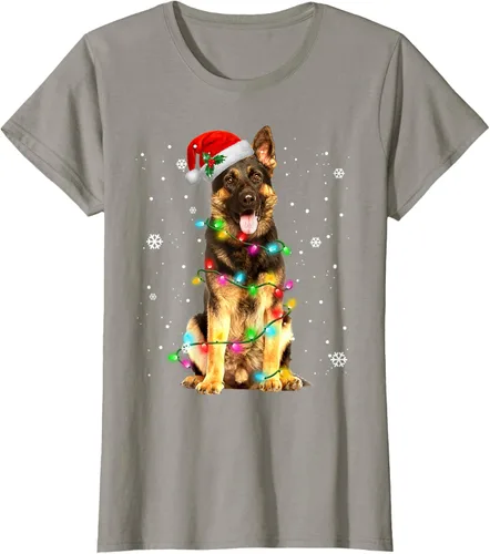 Vista 66 de Suéter de Navidad para perros de pastor alemán, suéter de Navidad para regalos de perros, Negro, S
