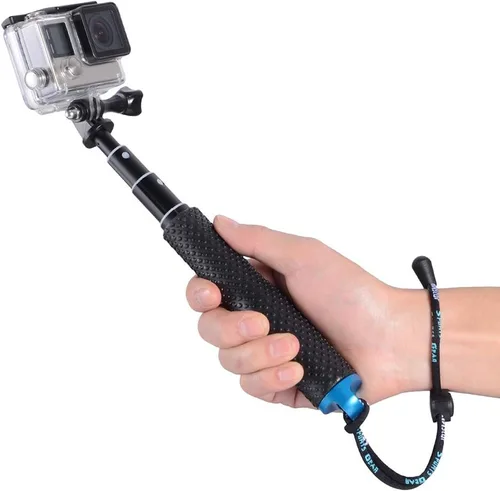 Vista 7 de Extensión corta de 19 pulgadas, mango compacto, mango compacto, ajustable, impermeable, monopié compatible con GoPro Hero 13, 12, 11, 10, 9, 8, 7