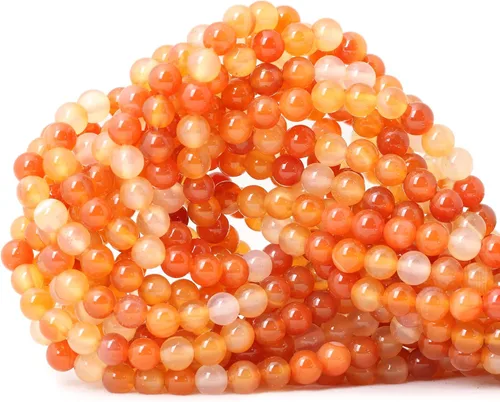 Vista 85 de Cuentas redondas sueltas de ágata estilo antiguo vena de dragón de 6mm, cuentas para diseño de joyas, 60 cuentas Ágata de vena de dragón