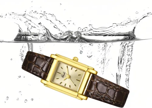 Vista 4 de Reloj de pulsera vintage rectangular de cuero para mujer, elegante reloj de pulsera de cuarzo clásico impermeable para mujer, reloj de regalo
